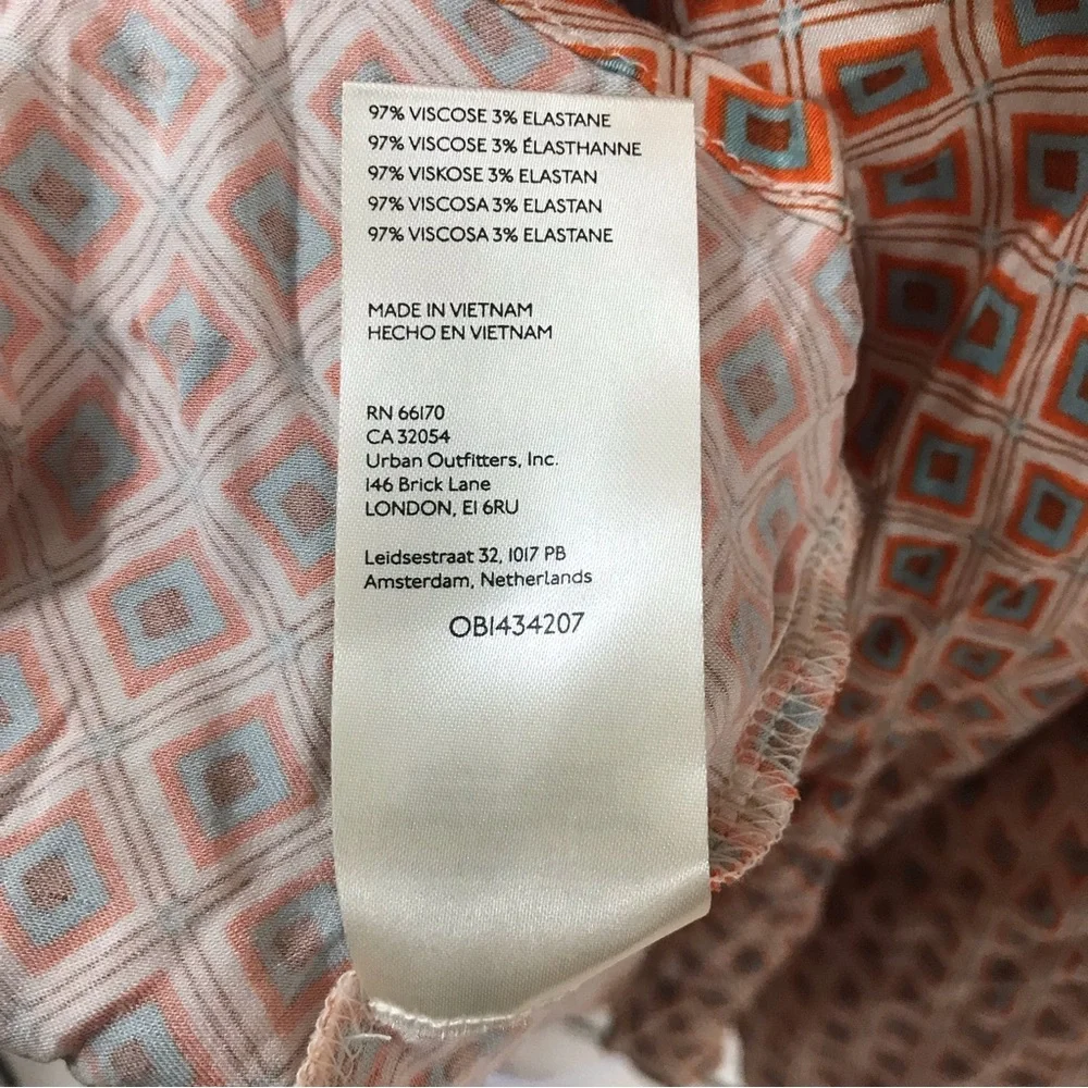 Free People Ivory Combo It Takes Two Sleeve Mini Dress - Picture 9 of 10